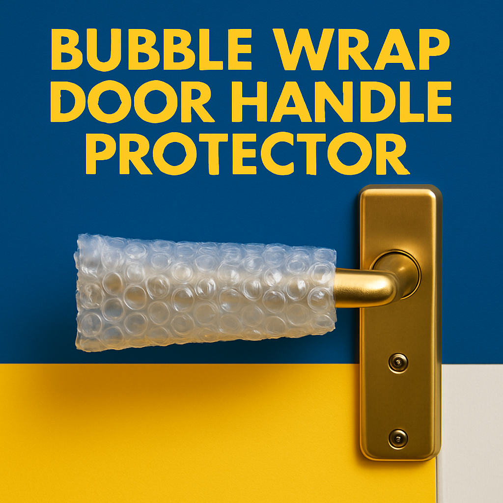 bubble wrap door handle protector protection uk