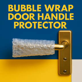 bubble wrap door handle protector protection uk