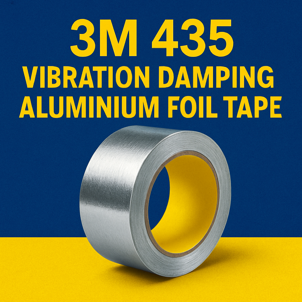 3M 435 Vibration Damping Aluminium Foil Tape uk