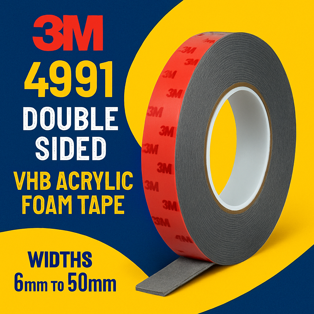 3M VHB GPH160 GF Double Sided Acrylic Foam Tape (grey) uk
