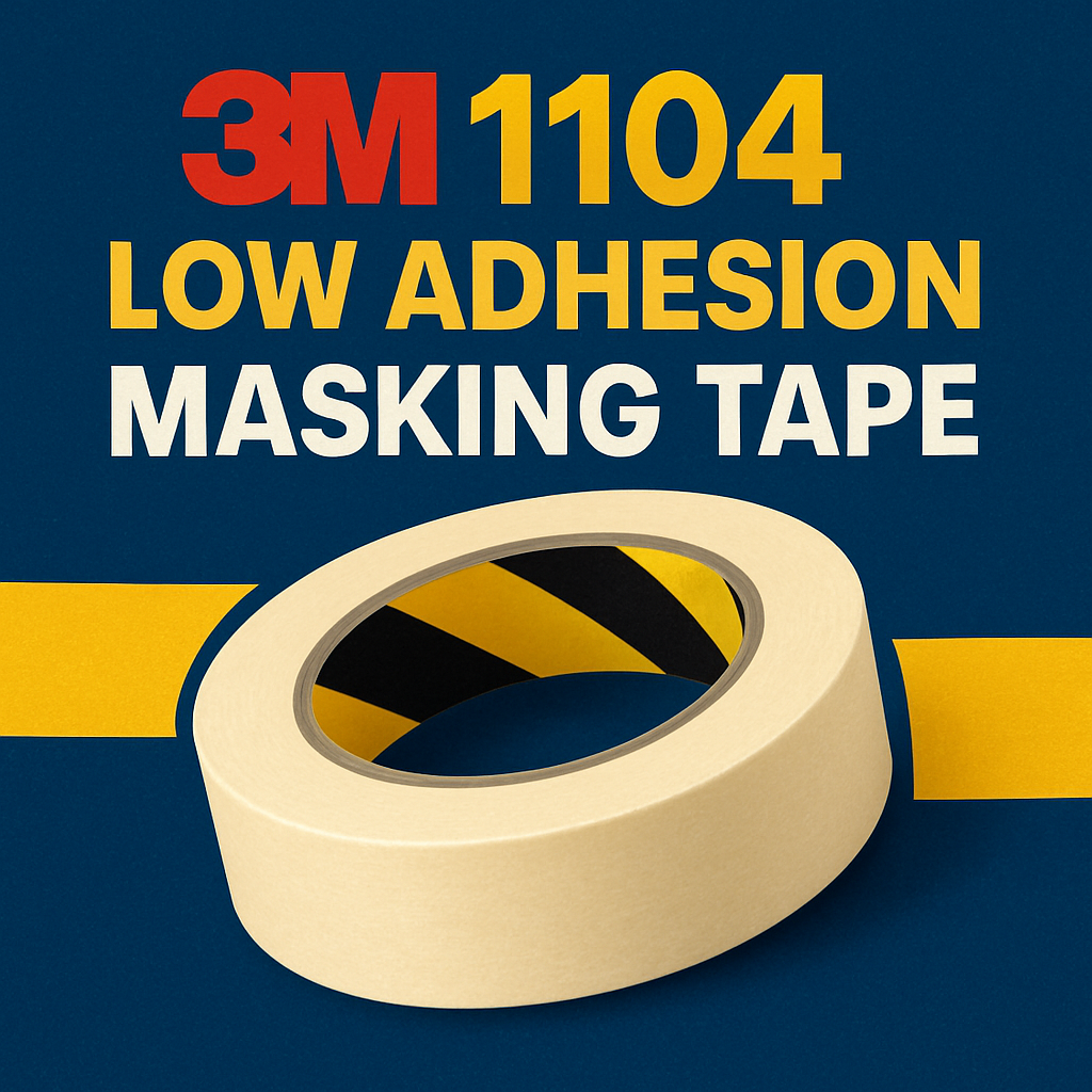 3M 1104 Low Adhesion Masking Tape uk