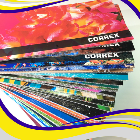 Custom Printed Correx® Corrugated Plastic (call for price) - Indigo Supplies Ltd