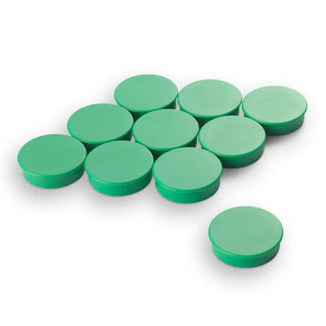 Marker Magnets,20mm 25mm 30mm Diameter x 8mm Large Pack of 16 - Indigo Supplies Ltd