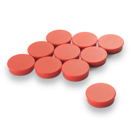 Marker Magnets,20mm 25mm 30mm Diameter x 8mm Large Pack of 16 - Indigo Supplies Ltd