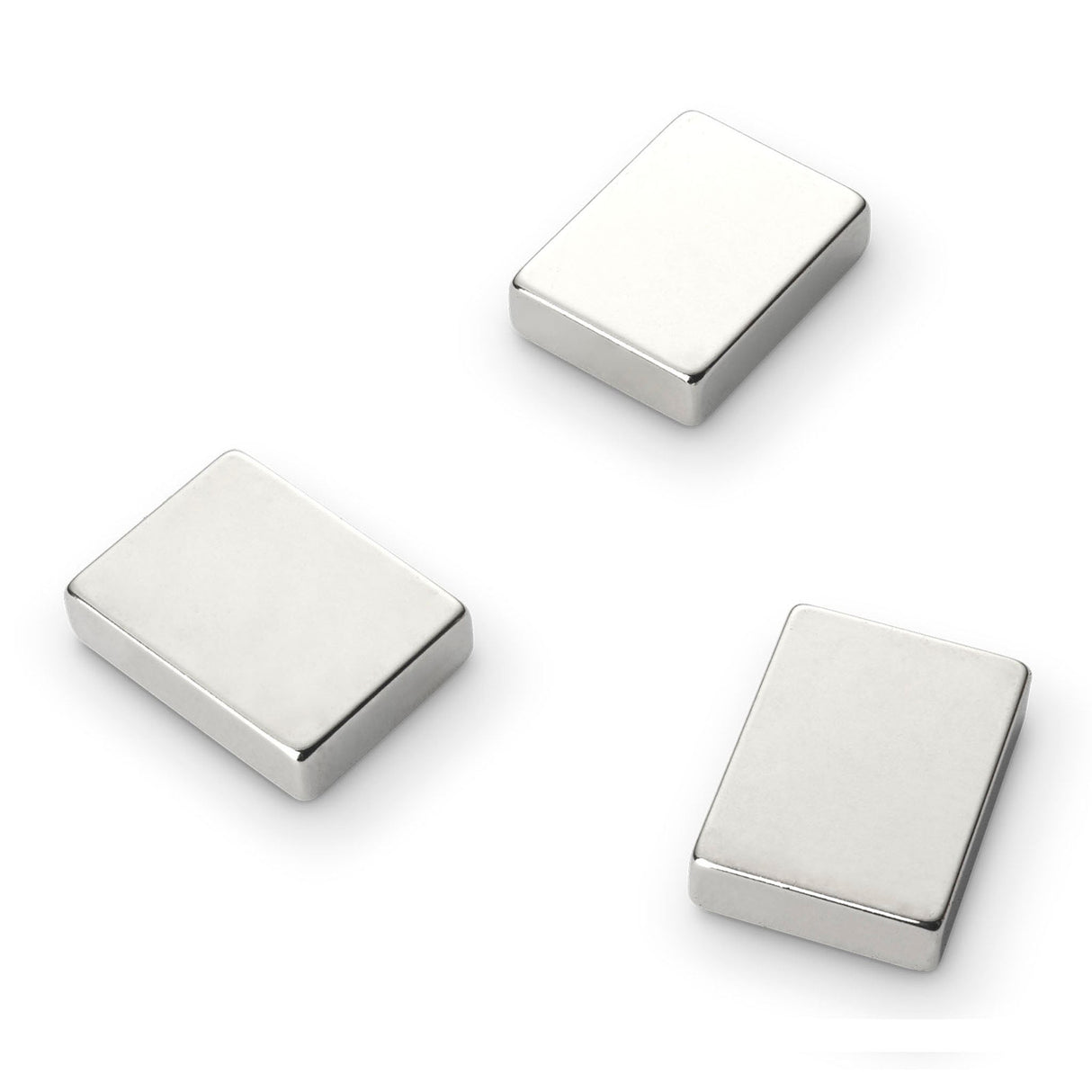 Neodymium Block Magnet, 40mm x 30mm x 10mm N42 Nickel Plated (A)
