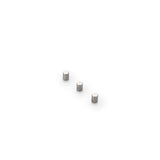 Neodymium Disc Magnet, 3mm Diameter x 4mm N35 Nickel Plated (A) - Indigo Supplies Ltd