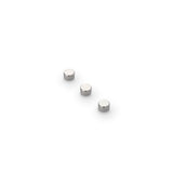 Neodymium Disc Magnet, 4mm Diameter x 1.5mm N35 Nickel Plated (A)