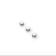 Neodymium Disc Magnet, 6mm Diameter x 3mm N35 Nickel Plated (A) - Indigo Supplies Ltd