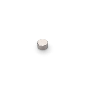 Neodymium Disc Magnet, 8mm Diameter x 4mm N35 Nickel Plated (A) - Indigo Supplies Ltd