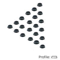 3M SJ5076 Bumpon Protectors 2.8mm x 8.0mm - Indigo Supplies Ltd