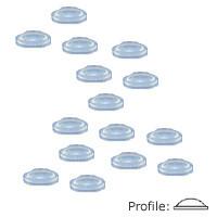 3M SJ5382 Bumpon Protectors 6.4mm x 1.9mm - Indigo Supplies Ltd