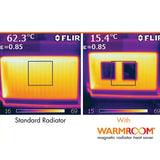 warmroom® Magnetic Radiator Heat Saver - Radiator Foil, 6 Sheets (covers a standard 1200mm x 600mm radiator) - Indigo Supplies Ltd