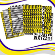 Sheet of Magnetic Letters - Indigo Supplies Ltd