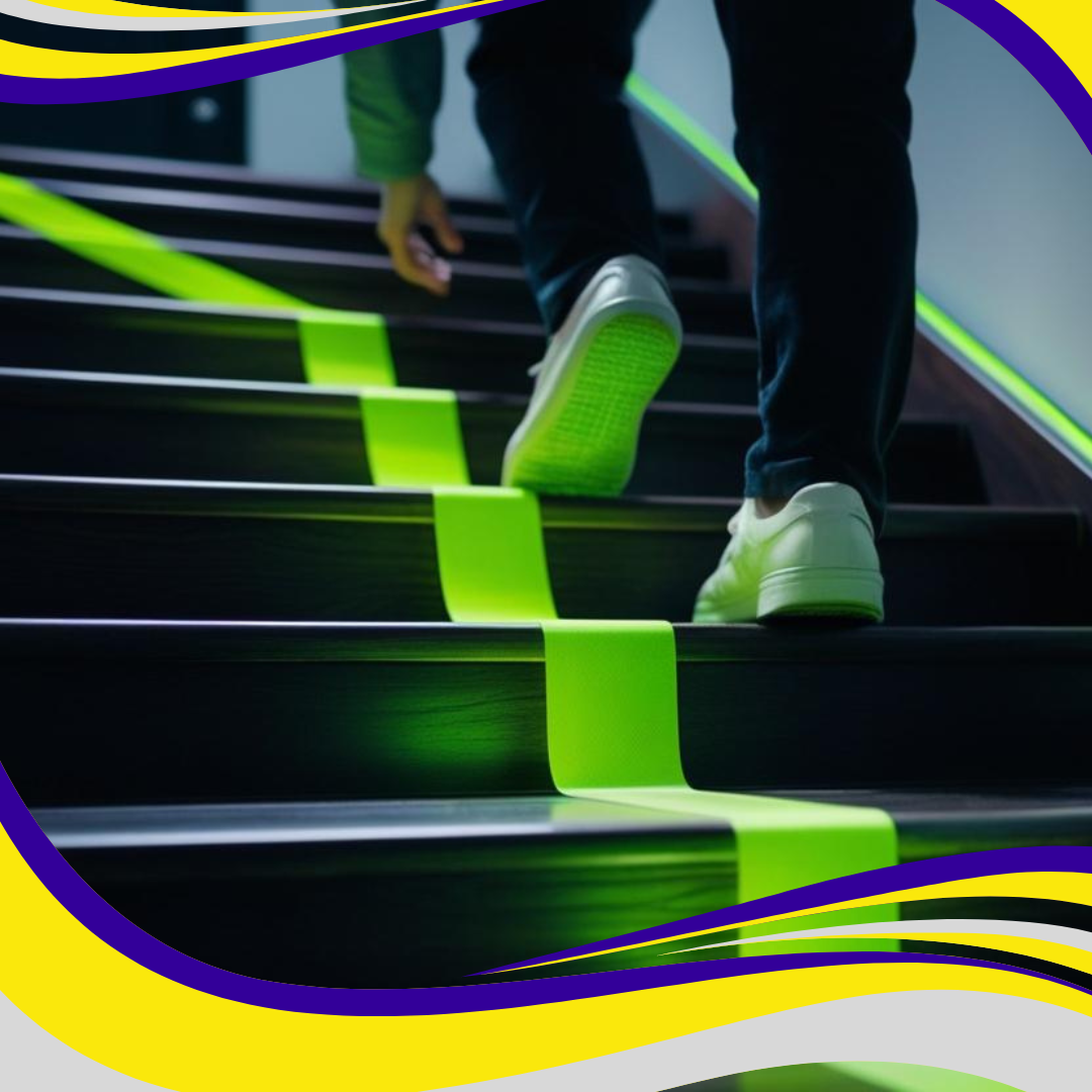 Grip Non-Slip Anti-Slip Tape Glow-in-the-Dark Self-Adhesive - Indigo Supplies Ltd