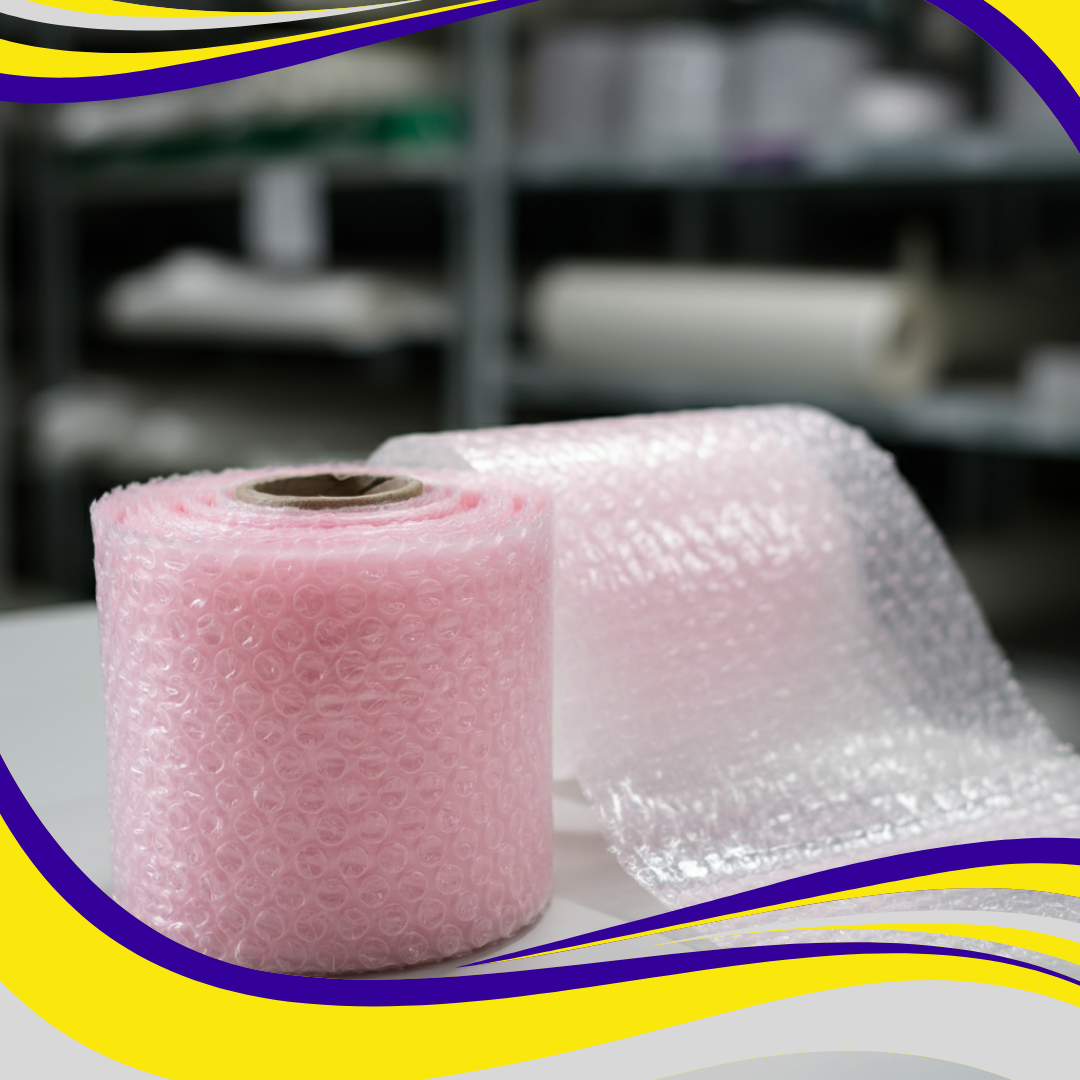 Bubble Wrap Anti-static 'Pink' (small) - Indigo Supplies Ltd