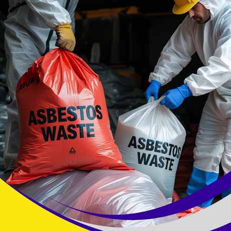 Asbestos Removal Sack / Bag 600mm x 900mm (24" x 36") - Indigo Supplies Ltd