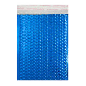 Blue Metallic Bubble Postal Bags - Indigo Supplies Ltd