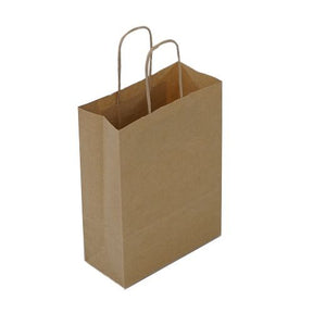 Brown Paper Carrier Bags Twist Handle - Indigo Supplies Ltd