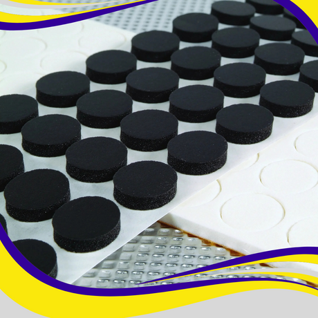 CD / DVD Dots Foam 16mm x 4mm (1000 Per Roll) - Indigo Supplies Ltd