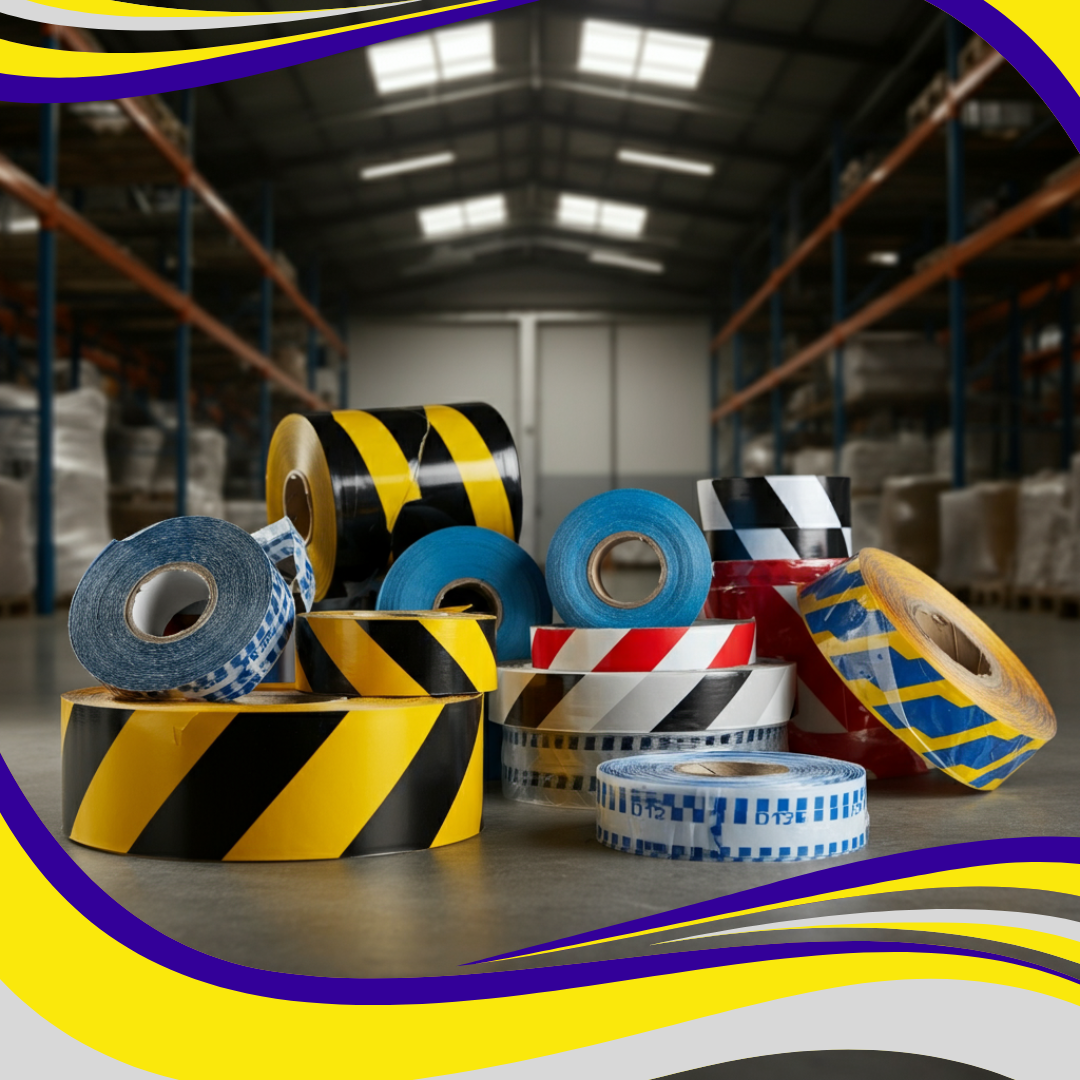 Custom Printed Barrier Tape (call for price) - Indigo Supplies Ltd