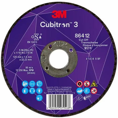 3M™ Cubitron™ 3 Cut-Off Wheel Pack of 25 - Indigo Supplies Ltd