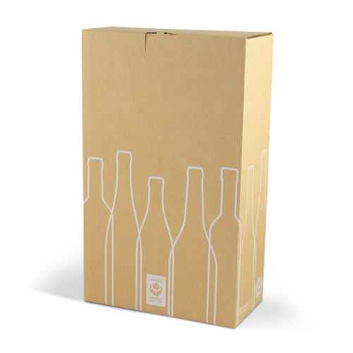 Bottle Postal Boxes - Pulp Inner