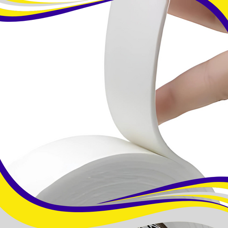 Foam Tape Double-Sided High Tack White - Indigo Supplies Ltd