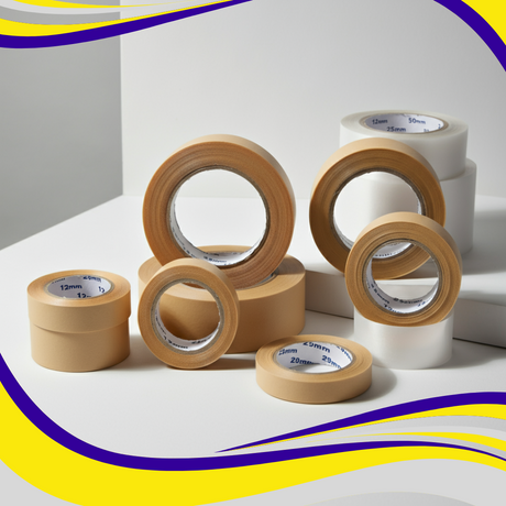 Double-Sided Polyester Perm-Peel (peelable) Tape - Indigo Supplies Ltd