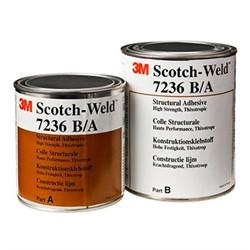 3M 7236 B/A Two Part Structural Adhesive 1 Litre - Indigo Supplies Ltd