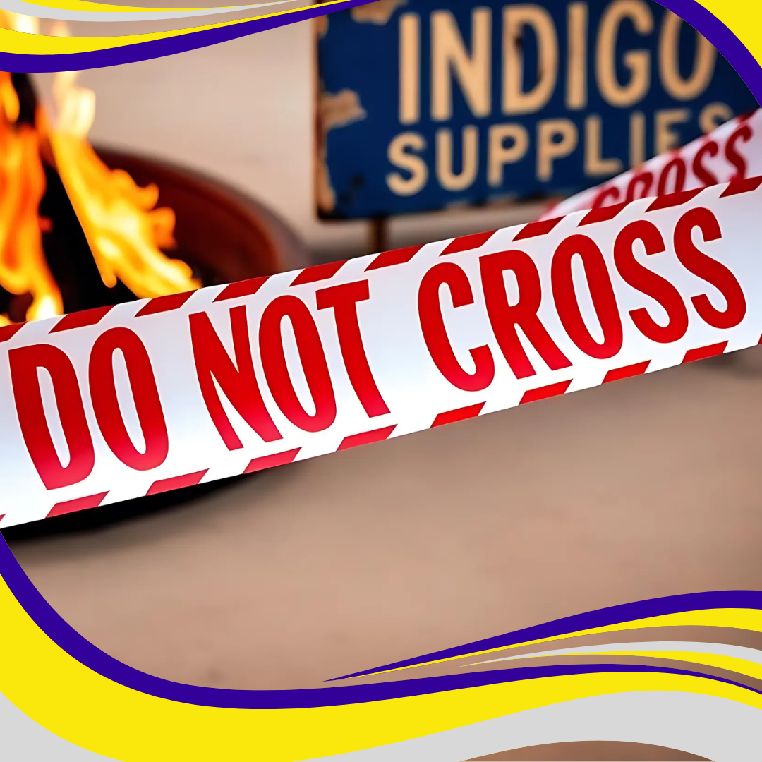 Fire Do Not Cross Barrier Tape - Indigo Supplies Ltd