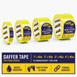 gaffer tape cloth duck duct adhesive tape uk essex fluorescent yellow