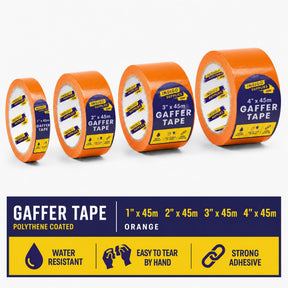 gaffer tape cloth duck duct adhesive tape uk essex orange