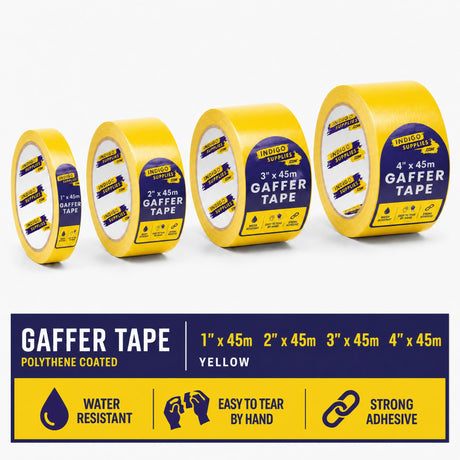 gaffer tape cloth duck duct adhesive tape uk essex yellow