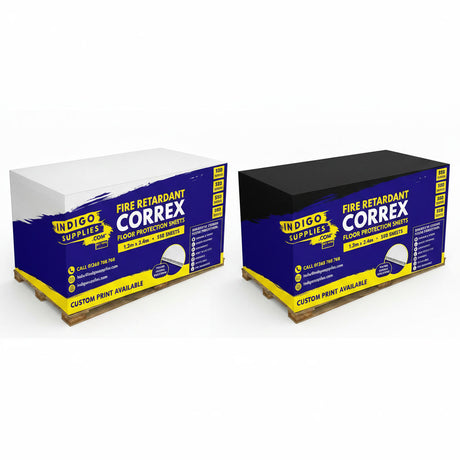 correx floor protection sheets black white essex uk