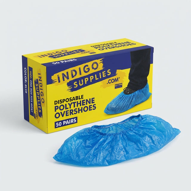 polythene disposable overshoes uk essex blue