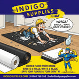 Correx White LPS1207 F/R 1.2M X 2.4M 2MM (250 sheets) - Indigo Supplies Ltd