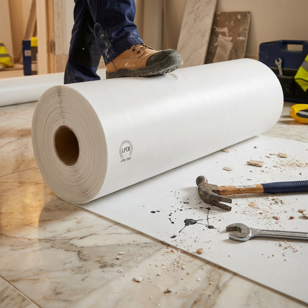 correx roll white fire flame retardant lps 1207 uk essex floor protection