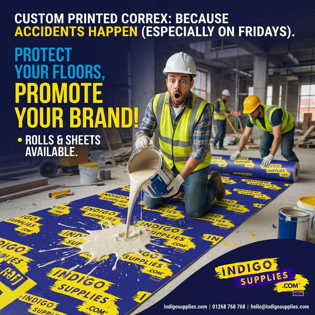 custom printed correx floor protection uk essex