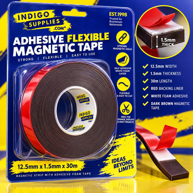 adhesive magnetic tape foam flexible rubber roll uk essex