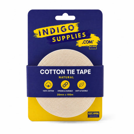 cotton tie tape natural uk essex