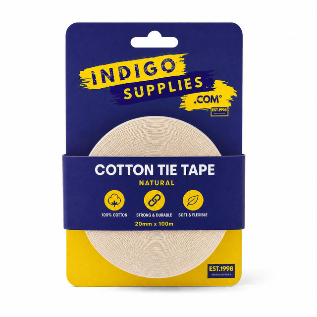 cotton tie tape natural uk essex