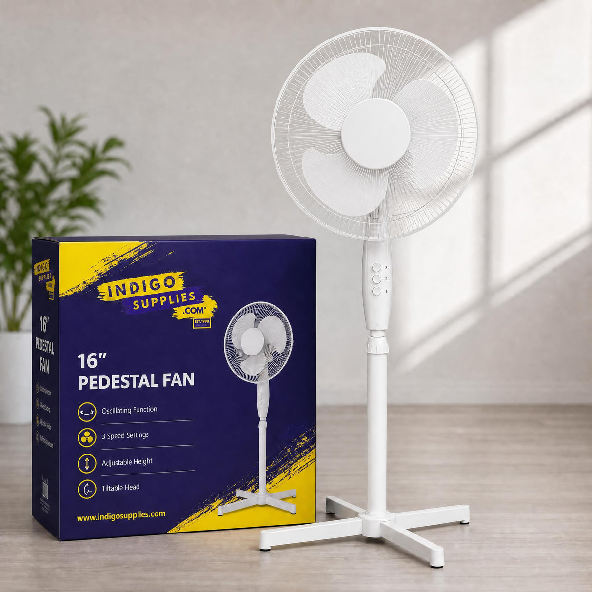 Electric Pedestal Fan 16"