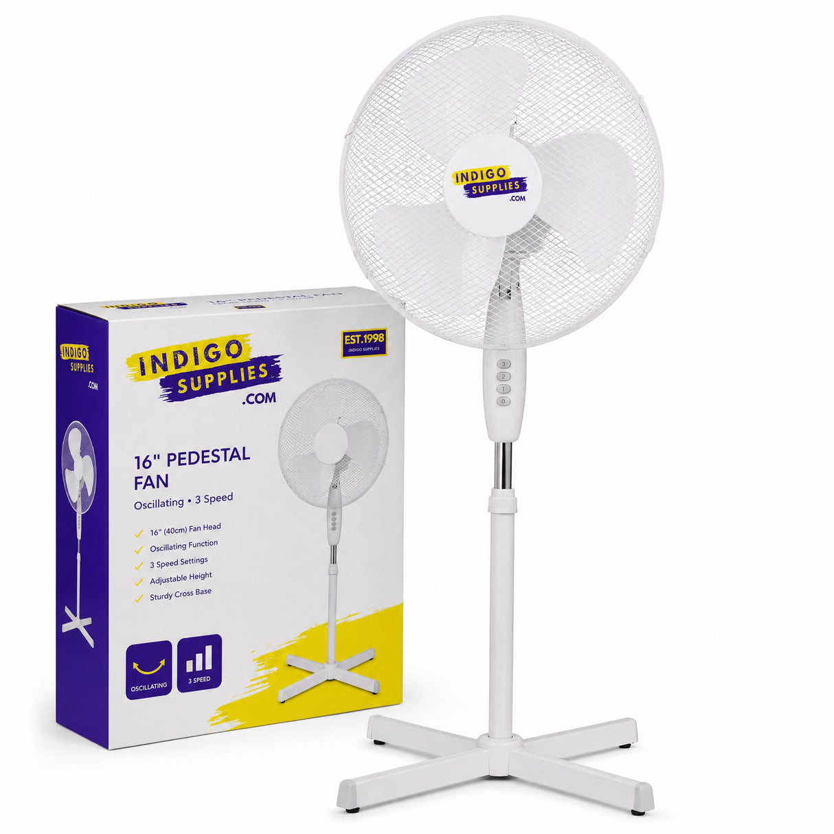 16" electric pedestal fan uk essex