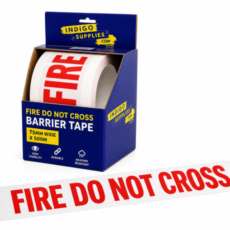 fire do not cross barrier tape barricade uk essex