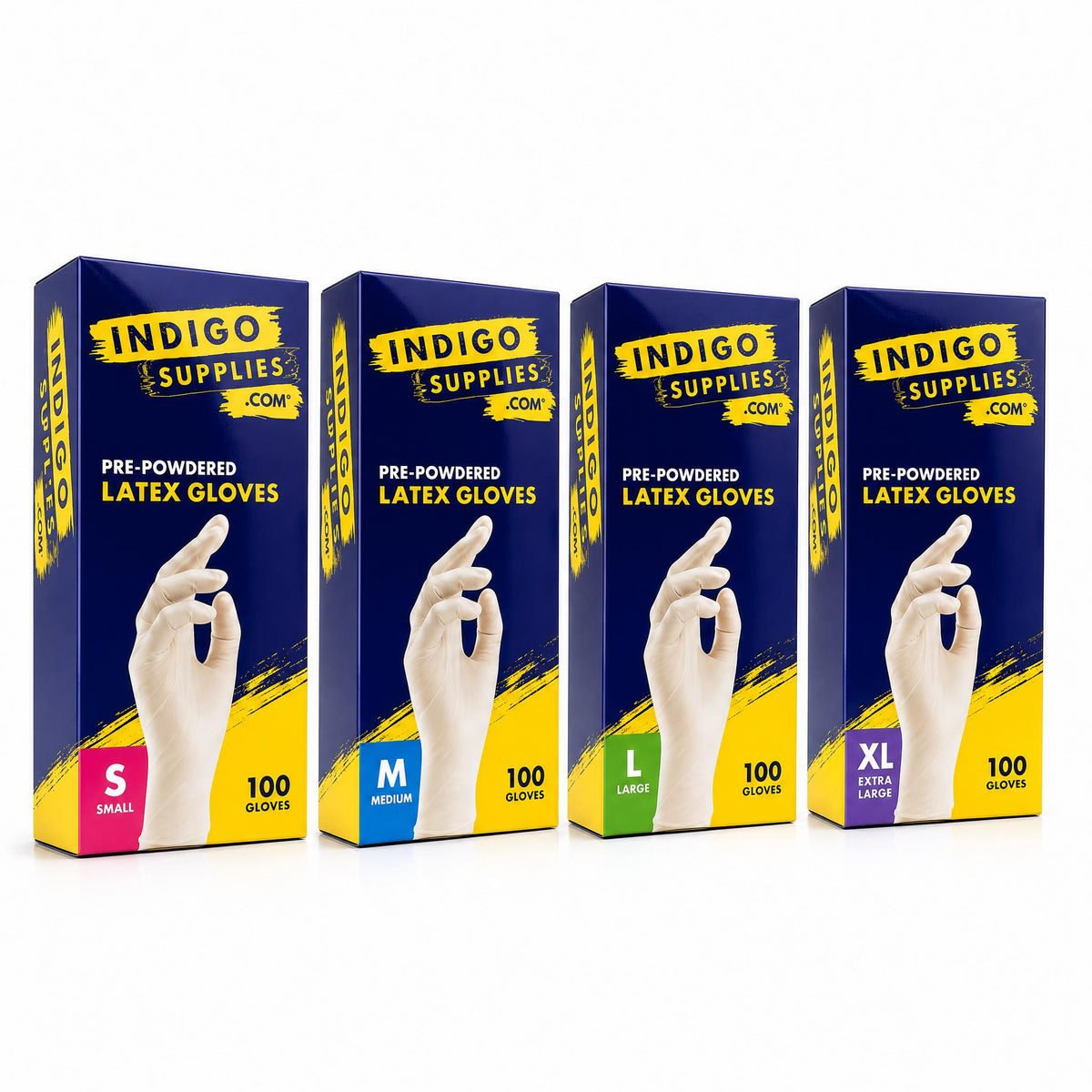 Latex Gloves (pre-powdered) Box of 100