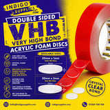 3m vhb very high bond double sided acrylic foam discs clear uk essex