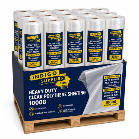 polythene sheeting heavy duty clear 1000g uk essex rolls
