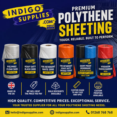 polythene sheeting supplier manufacturer essex uk rolls