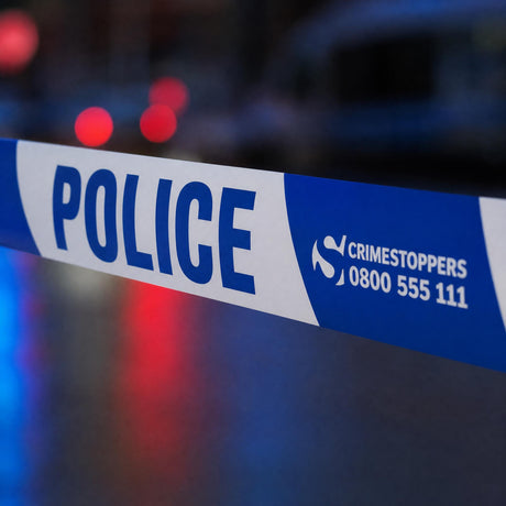 police barrier tape crime stoppers uk essex