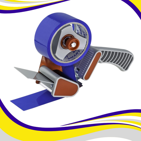 Hand Carton Sealer Tape Gun Dispenser Metal With Clutch - Indigo Supplies Ltd